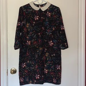 Antique floral print dress